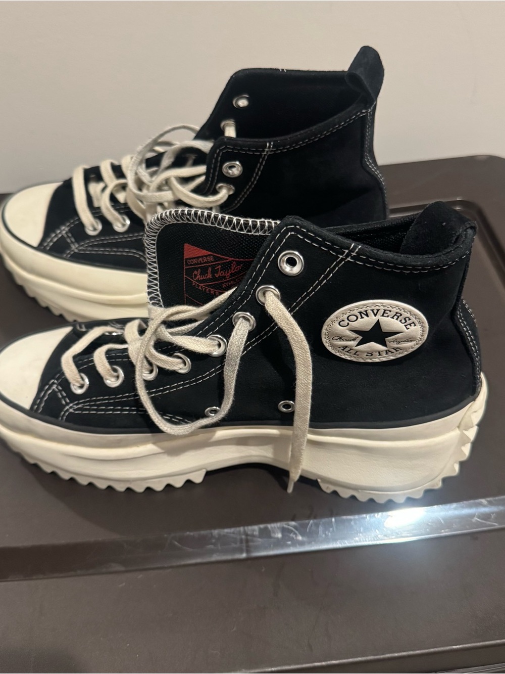 Converse unisex Chuck Taylor Platform High-Top Sneakers in Black